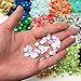 VAPKER 15 Colors 6mm Loose Sequins Rainbow Cup Sequin Bulk Iridescent Spangles Craft Supplies Assorted Colors for DIY Arts Crafts Making(150Gram)