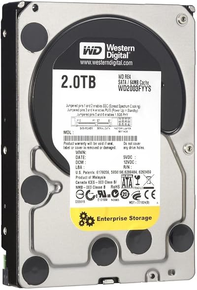 Western Digital 2TB SATA II 3.5" Hard Drive 2000GB 7200rpm Internal HDD