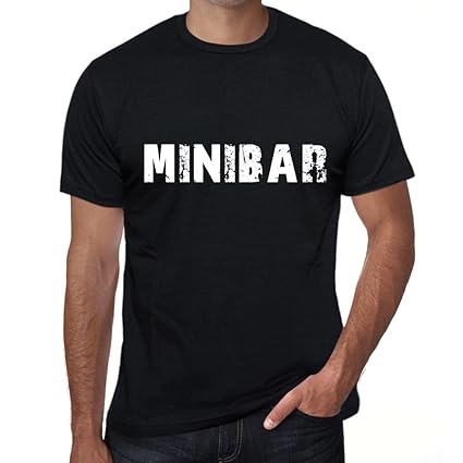 Herren Tee Männer Vintage T shirt minibar