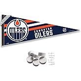Edmonton Oilers Pennant Flag and Wall Tack Pads Mounts