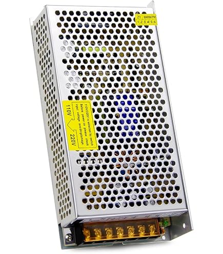 HPMN 5V 20A 100W Power Supply Adapter - AC 110/220V To DC 5 Volt Converter For LED Strips, CCTV