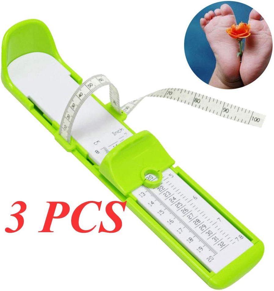 N/X Foot Measuring Device Foot Width Length Measuring Device Shoe Size Foot Measure Gauge for Adults Childs