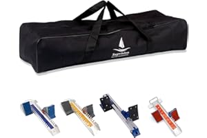 Supvision 31.5in Sports Oxford Cloth Bag for Starting Blocks - Extra Large Travel Duffel Tote Gym Bag with 2-Way Durable Zippers Waterproof Strong Fabric Suitable for Most Types of Fitness Equipment