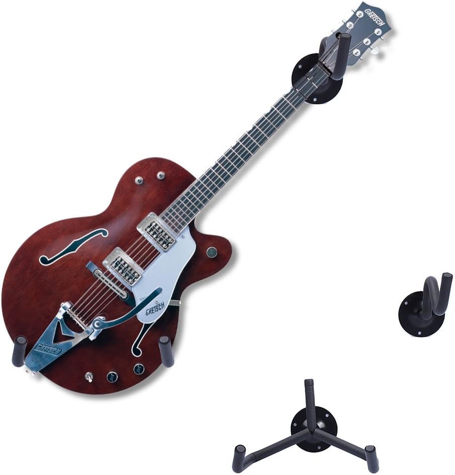 Universal Horizontal Guitar Wall Mount Hanger Stand Holder Hook Slatwall Display Bass for Shop