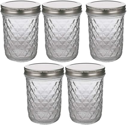 Cabilock 5 Stks 250 Ml Brede Mond Metselaarpotten Gewone Mond Metselaarpotten Met Luchtdichte Deksels Voor Inblikken Fermenteren Beitsen Fermenteren Conserveren Invriezen Magnetron Helder Amazon Nl