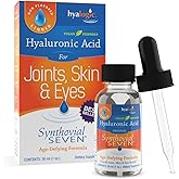 Hyalogic Synthovial Seven - Oral Hyaluronic Acid Supplement 1oz - Liquid HA Supports Skin, Eye, and Lip Hydration - Vegan, Gluten Free 1 Ounce