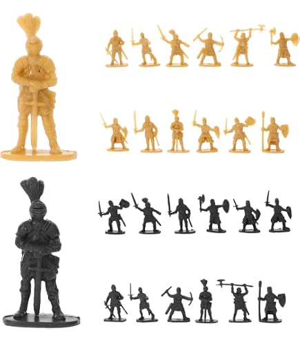 Soldats Hommes | Miniatures militaires en plastique, 100 figurines anciennes pour jeux éducatifs de rôle pour enfants et filles