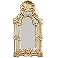 Miniature Dollhouse Mirrors - 1:12 Scale Baroque Style Wall Mirrors 3 Piece Set For Dollhouse