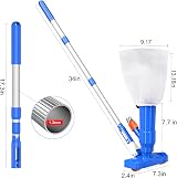 S-Union Portable Pool Vacuum Cleaner with 40'' Telescopic Handle view 6