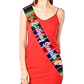 Jollyboom Mexican Birthday Party Decorations, Mexican Señorita Sash Fiesta Birthday Party Decorations for Women Mexican Theme Bday Supplies