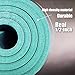 EUROSPORTS 1/2-Inch Extra Thick 72-Inch Long NBR Eco Friendly Non Slip Foam Yoga Mat with a Carrying Strap for Yoga, Pilates and Exercise