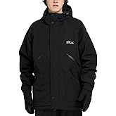 Actleis Men's Waterproof Snowboarding Jacket Winter Warm Windproof Ski Snow Coat With Hood