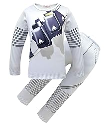 MJUNBOBU Kids Halloween DJ Cosply Costume Overall T