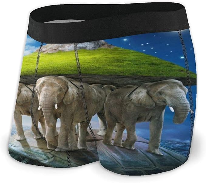 Toddler Boxer Briefs Elephants Underwear Trunks Regular Training