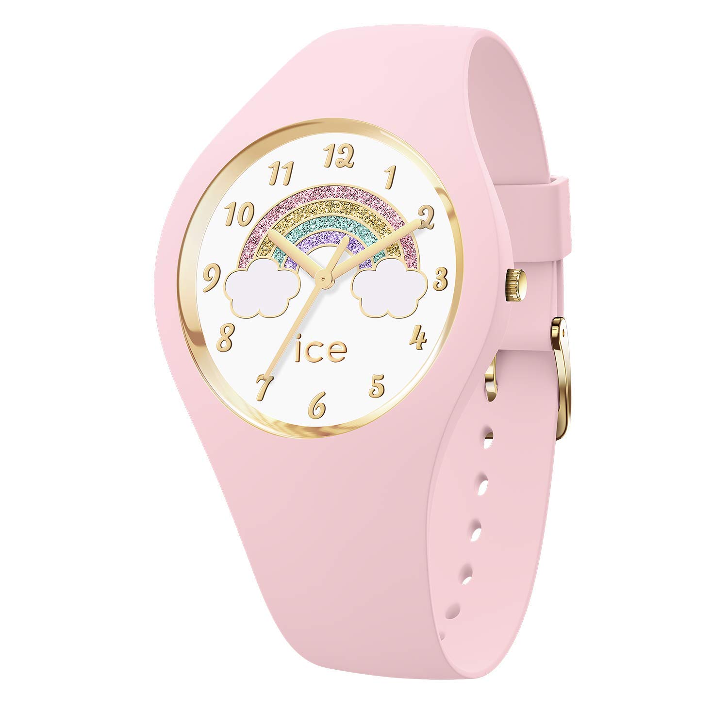 ICE-WATCH - ICE fantasia Rainbow pink - Girl's wristwatch with silicon strap - 017890 (Small)