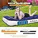Air Mattress Camping AirBed Twin Size - AirExpect Leak Proof Inflatable Mattress with Rechargeable Electric Pump Built-in Pillow for Guest,Camping,Hiking, Height 9