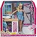 Barbie Doll and Bathroom Furniture Set