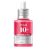 Anua Niacinamide 10 + TXA 4 Serum, Korean Skincare, 1.01 fl.oz | Dark Spot Care, Hyaluronic Acid, Tranexamic Acid, Lightweight &amp; Hydrating All-in-One Daily Facial Serum for Glass Skin