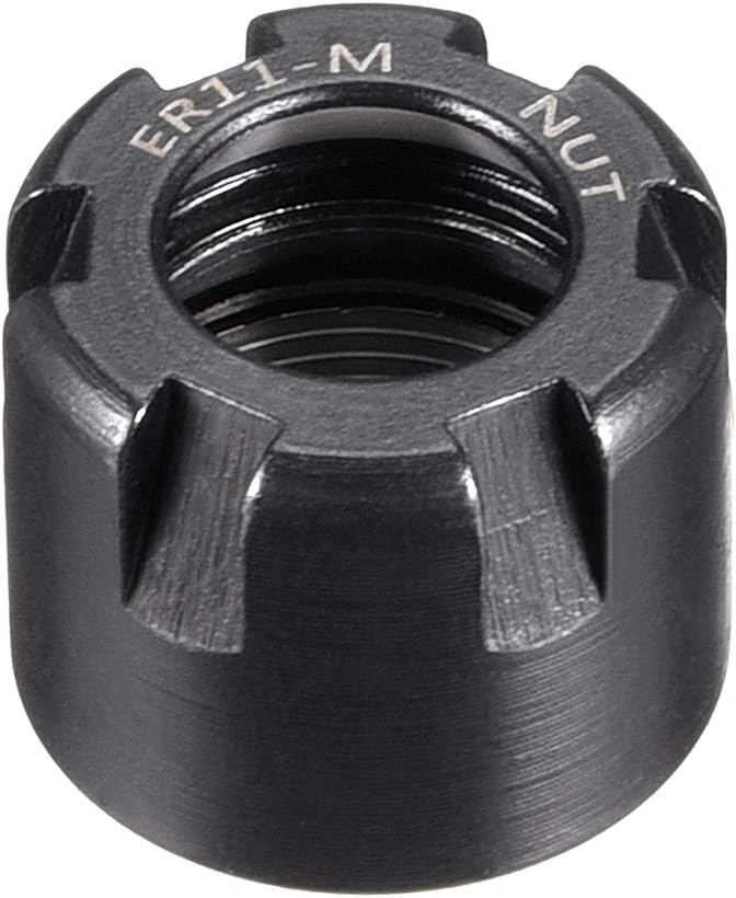 sourcing map Clamping ER11-M(M13) Collet Clamping Nuts for CNC Milling Chuck Holder Lathe