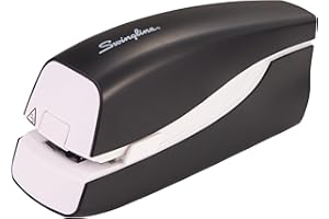 Swingline Electric Stapler, 20 Sheet Capacity, Portable, Full Strip, Plug In or Battery, Black (48200)