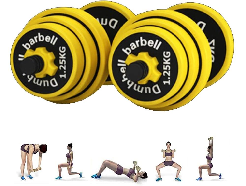 LieYuSport Dumbells for Men,Barbell Weights Set,Anti-Slip Durable Portable Barbell Dumbbells Fitness Weights Gym Dumbbell Fitness Equipment,Weights for Men Dumbells Set