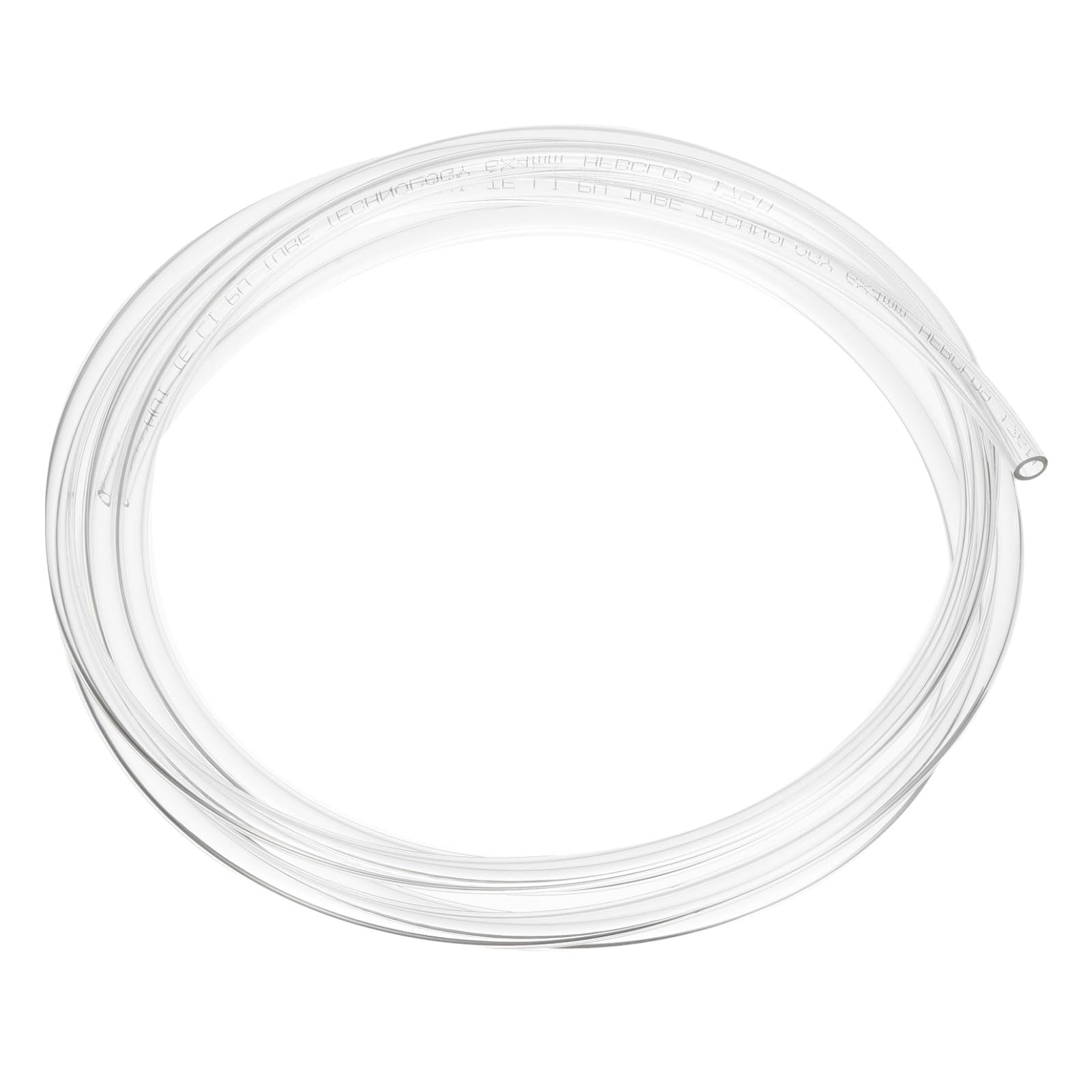 Rebower Pneumatic Tubing Pipe,6mm x 4mm Clear PU Polyurethane Tube,6.6FT 2M,PU Air Line Tubing Hose Tubes for Air Compressor,Fluid Transfer,Air Brake