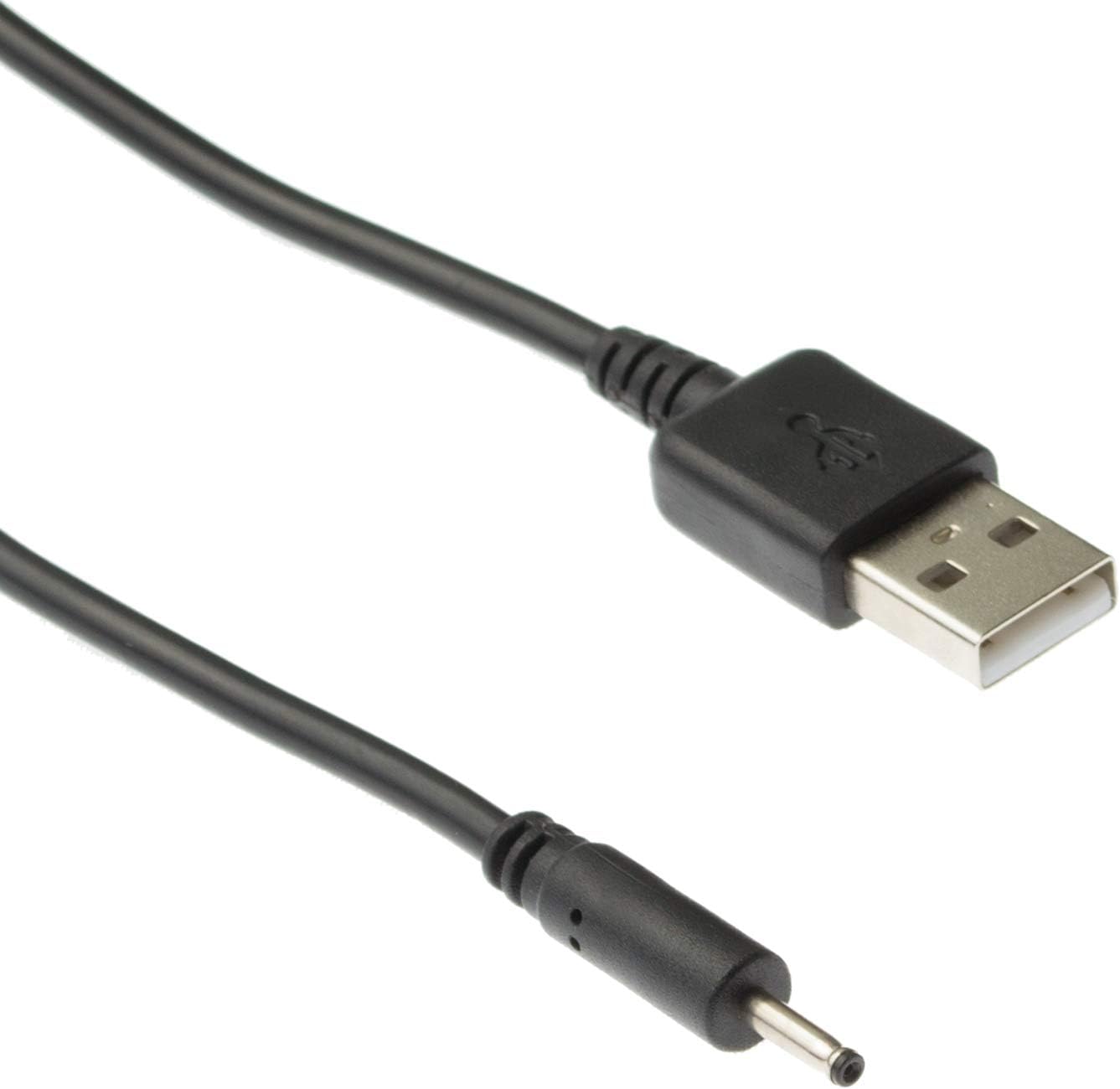 Kingfisher Technology - 90cm Black USB Charger Charging Power Cable Lead Adaptor (22AWG) Compatible with August MB400 DAB Radio Speakers
