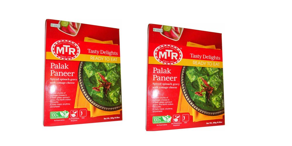 MTR Ready To Eat - Palak Paneer - 300g Pack of 2