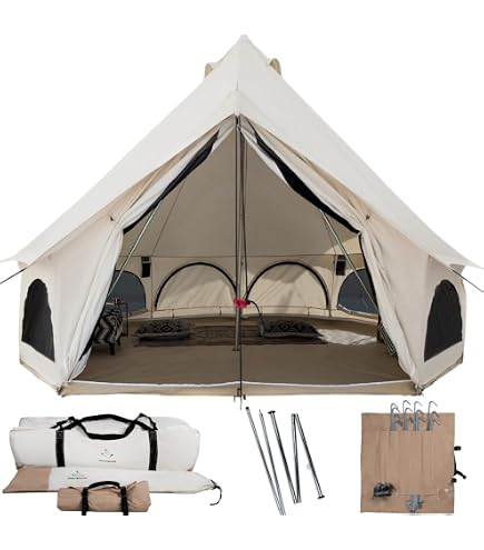 Amazon.com : WHITEDUCK PROTA 4-Season Waterproof Canvas Cabin Tent