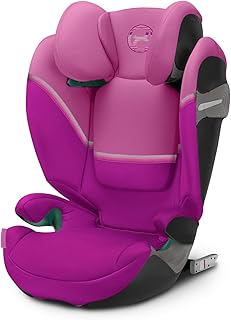 Cybex Gold Kinder-Autositz Solution S i-Fix, für Autos mit und ohne ISOFIX, Gruppe 2/3 (15-36 kg), ab ca. 3 bis ca. 12 Jahre, Magnolia Pink