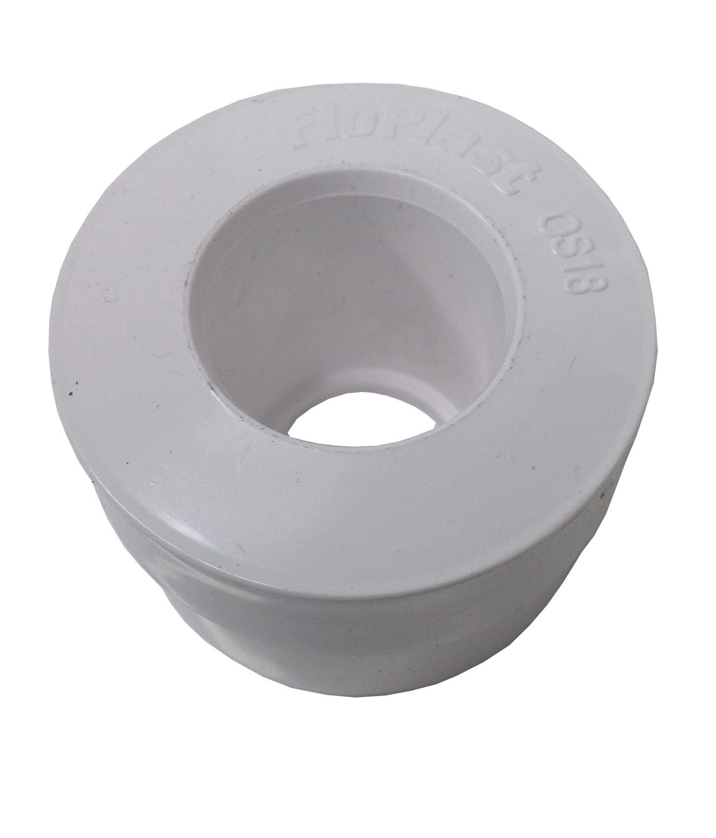 FLOPLAST 32mm (36mm) Waste Pipe Fitting to Overflow Reducer - Pack of 2