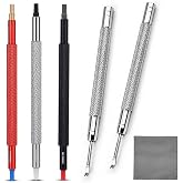 TICFROG Watch Hands Repair Tool Kit, Watchmakers Wristwatch Repair Tools with 3PCS Watch Hand Pressers Pusher,Removers Lever Minute Second Hand Removal, Puller Plunger Set