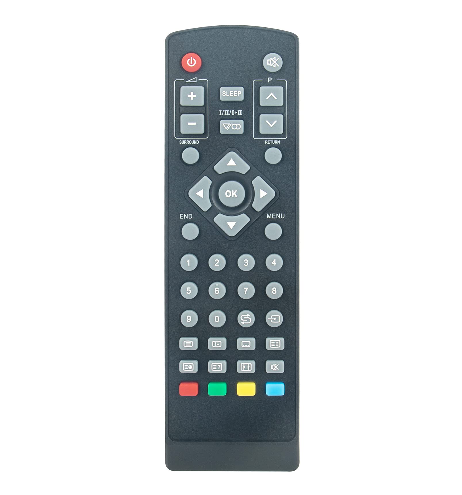 ALLIMITY GA387WJSA Replace Remote Control fit for LC-26GA5E LC-26P55E LC-32GA5E LC-32P55E LC-37GA5E LC-37P55E RRMC-GA387WJSA LC26GA5E LC26P55E LC32GA5E LC32P55E LC37GA5E LC37P55E