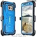 COVRWARE® Galaxy S7 Edge - [Aegis Series] Heavy Duty Dual Layer Hybrid Full-Body Armor Holster Belt-Clip Case [Kickstand] for Samsung Galaxy S7 Edge - Blue (CW-S7EG-AG02)