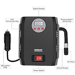 Digital Tire Inflator, GOOLOO 12V DC Air