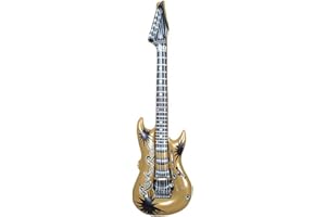 FORUM NOVELTIES BlockBusterCostumes Inflatable Gold Hero Costume Party Decoration Guitar