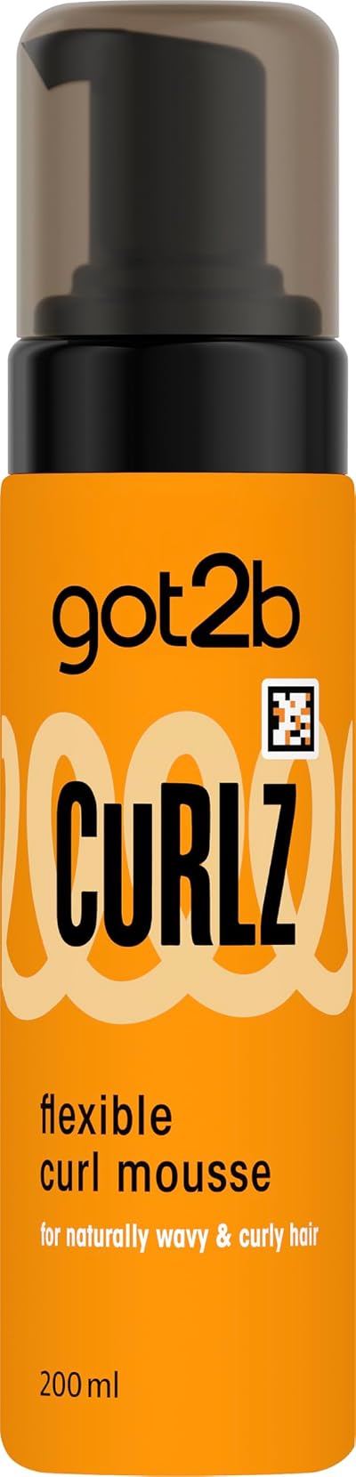 got2b Curlz Flexible Curl Mousse 200ml Lightweight Curl Defining Foam