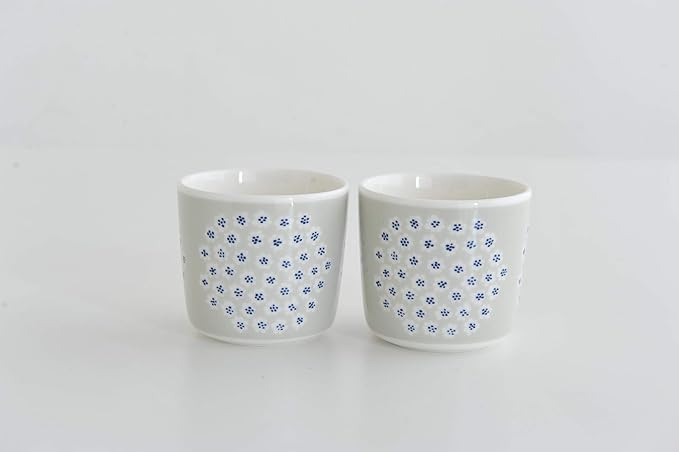 Amazon Co Jp Marimekko Puketti ラテマグ 2個セット ベージュ ホーム キッチン