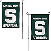Desert Cactus Michigan State University MSU Garden Flag – 19 x 12 inch Michigan State Spartans Banner, For Outdoor Display and Events (Design N)
