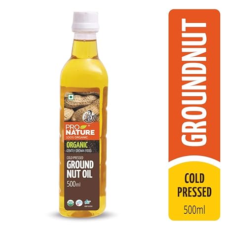 Pro Nature 100% Organic Groundnut Oil 500 ml