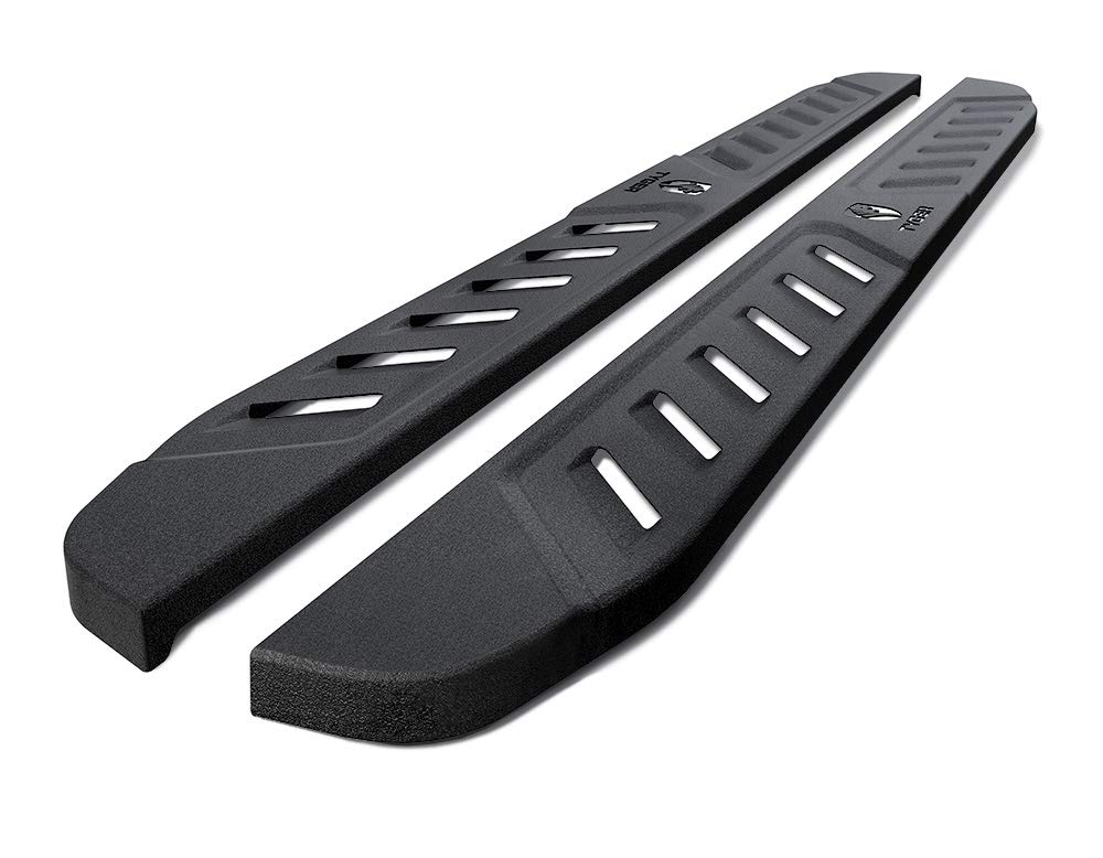 Tyger Auto TG-BL8D7168 Blade Running Boards Fit 2009-2018 Dodge Ram 1500 (Incl 2019-2020 Classic); 10-20 2500/3500 Crew Cab (88" Long & 6.6" Wide) | Textured Black | Side Step | Nerf Bars