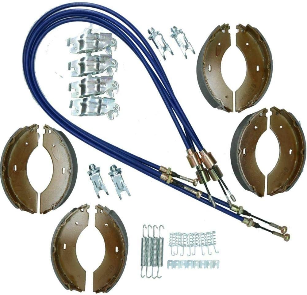 Brake Shoe & Cable Refurb Kit for Indespension T35167 Tiltbed Trailer 3500kg