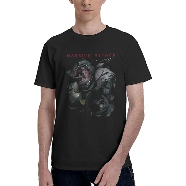 Amazon.com: Massive Attack Logo T-Shirt Small Grey