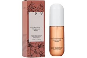 Alcohol Free Coconut Vanilla Perfume Spray Mild Formula for Sensitive Skin Delicate Versatile