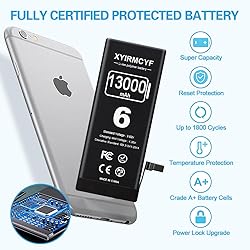XYIRMCYF 13000mAh Super Capacity Battery Compatible