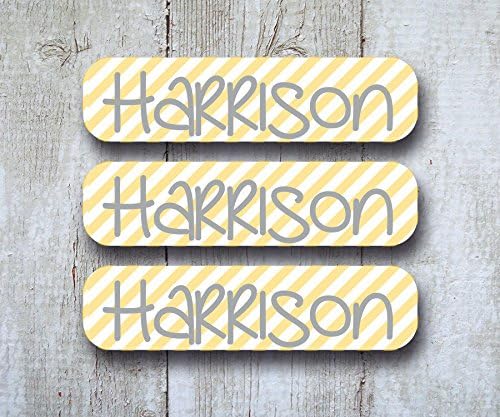 Back to School Labels Package - Personalized Name Labels - Dishwasher Safe Bottle Labels, Iron On, Laundry Care Tag Clothing Labels, and 2 Bag Tags