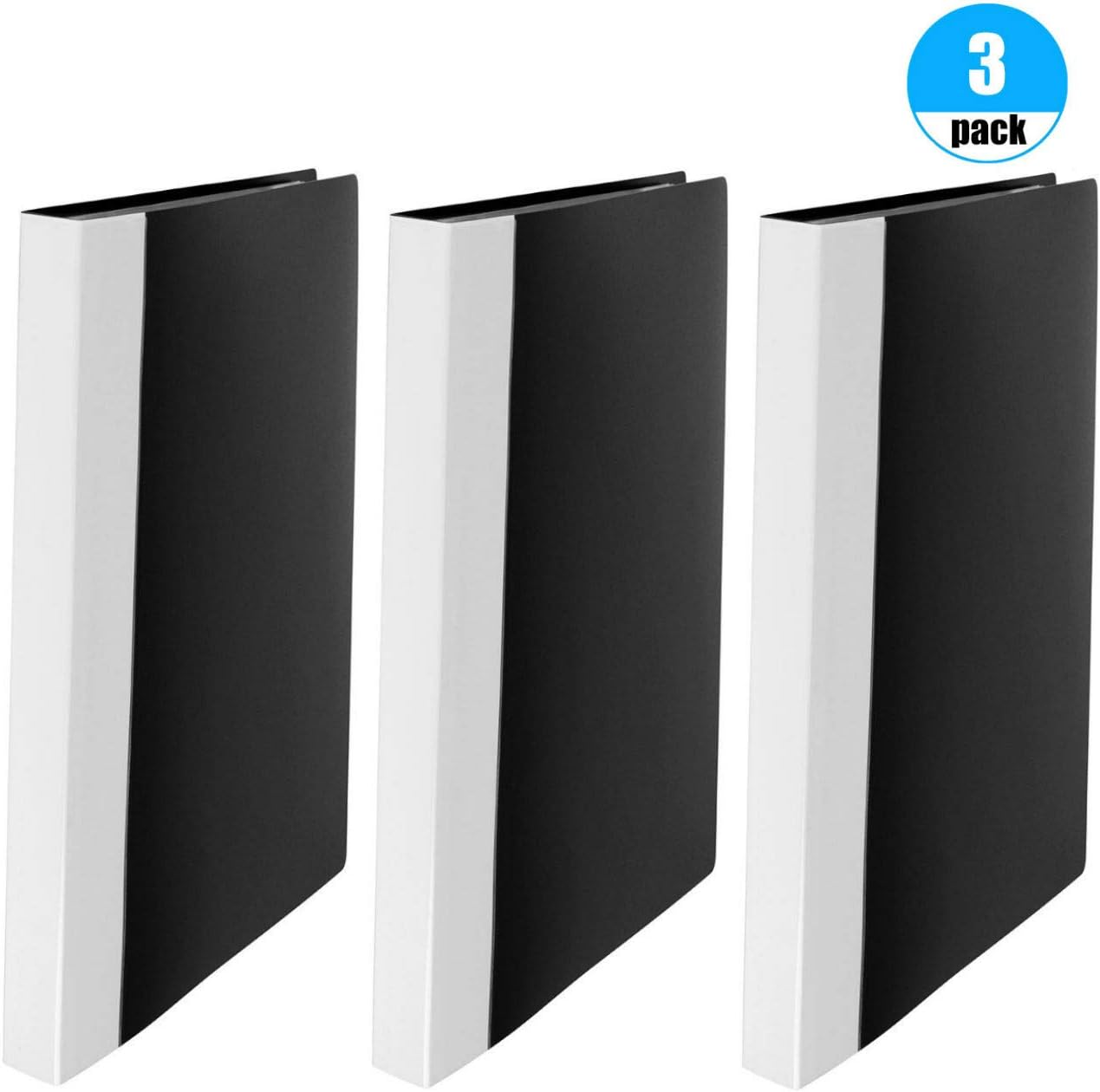 JIKIOU 40Pocket Bound Sheet Protector Presentation Book