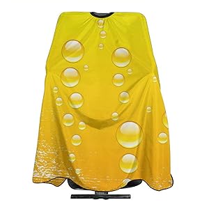 Professional Barber Cape Salon Hair Styling Cutting Haircut Aprons Summer Ice Drink Cool Beer Capes For Proof Hairdresser Coloring Perming Shampoo Chemical 55