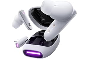 SOOMFON VR Wireless Gaming Earbuds 16ms Low Latency, Dual Connection, 2.4GHz Wireless, USB-C Dongle Included-Compatible with Meta Quest 3,Quest 2,Quest Pro,PS5,PS4,Steam Deck, PC, Switch