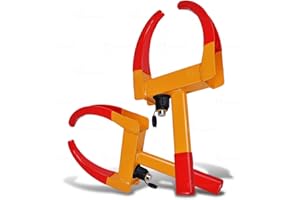 ZONE TECH Wheel Lock Security Tire Clamp 2-Pack - Premium Quality Heavy Duty Anti- Theft Protective Vehicle Wheel Lock